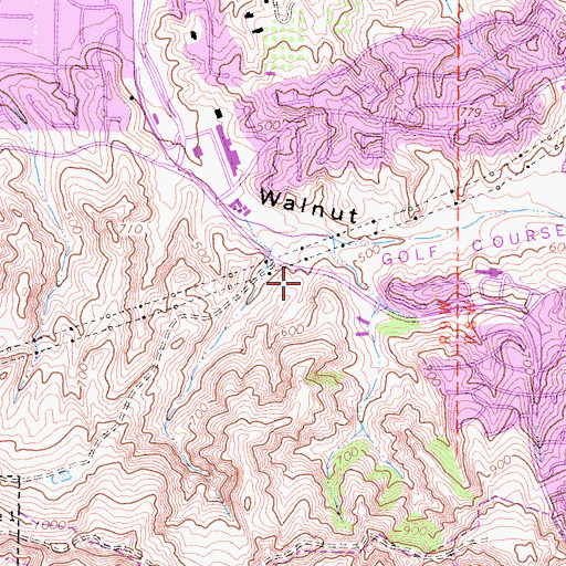 Topographic Map of Anaheim Fire Department Station 9, CA