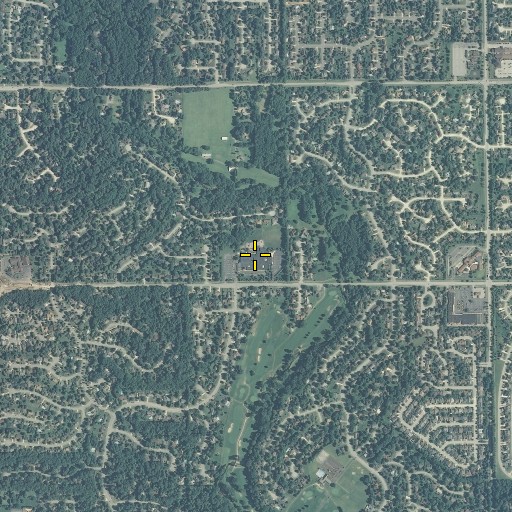 Aerial/Satellite Image of Mohawk Trails Elementary School, IN