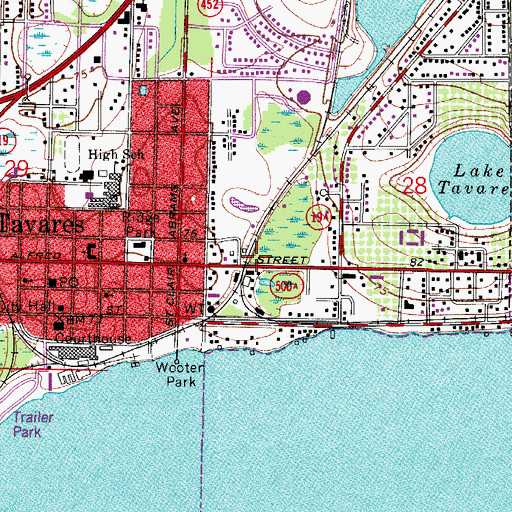 Topographic Map of United Church of Christ, FL