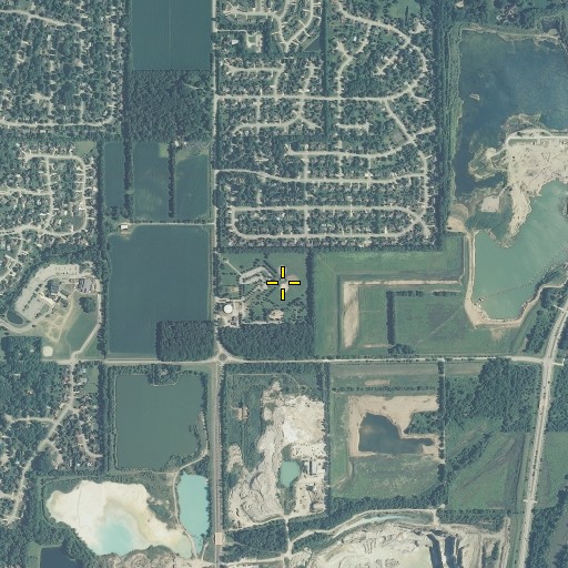 Aerial/Satellite Image of Carmel-Clay County Park, IN