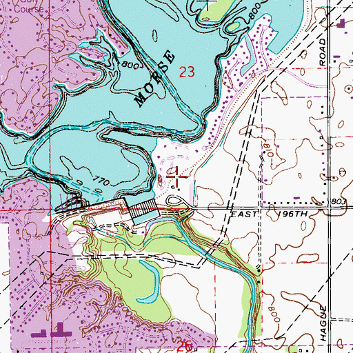Topographic Map of Morse Park, IN