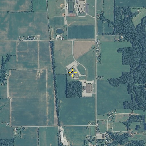 Aerial/Satellite Image of Hamilton Heights Primary School, IN
