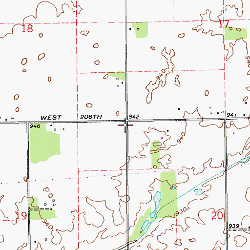Topographic Map of School Number 4 (historical), IN