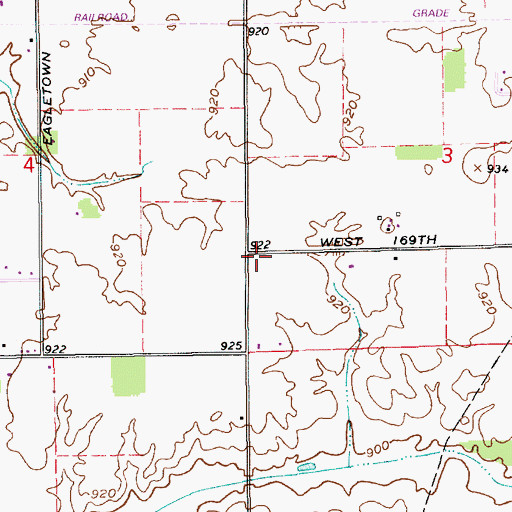 Topographic Map of School Number 11 (historical), IN