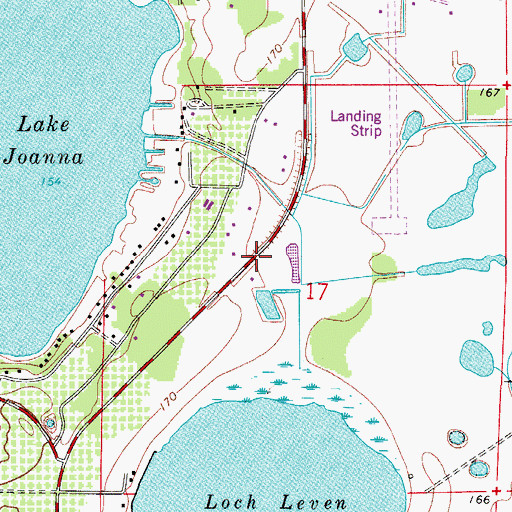 Topographic Map of Lighthouse Baptist Church and Christian Academy, FL