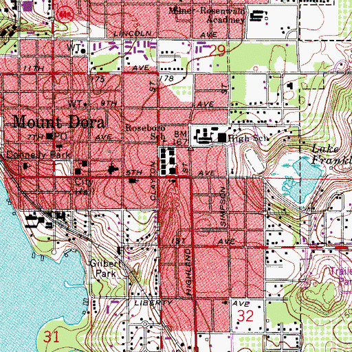 Topographic Map of Impacting Word Family Worship Center, FL