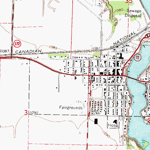 Topographic Map of Corner Stone Assembly Church, MN
