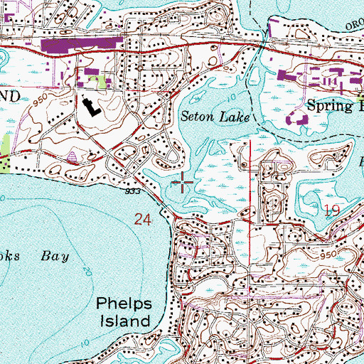 Topographic Map of Emerald Lake, MN