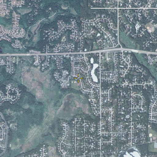 Aerial/Satellite Image of Rustic Hills Park, MN