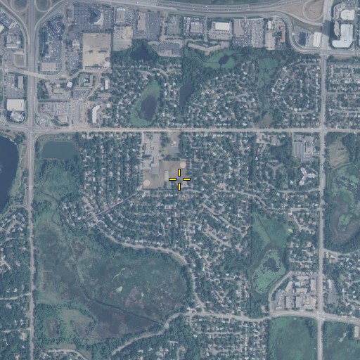 Aerial/Satellite Image of Poplar Bridge Playground, MN