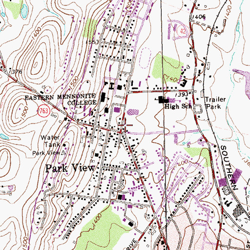 Topographic Map of Rutt House, VA