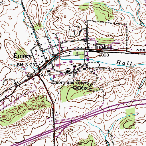 Topographic Map of Tobias Smyth House, VA