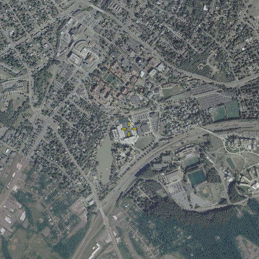 Aerial/Satellite Image of Bridgeforth Stadium, VA