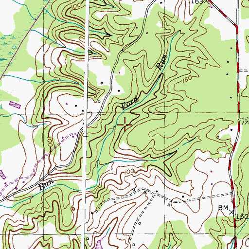 Topographic Map of Hillcrest House, VA