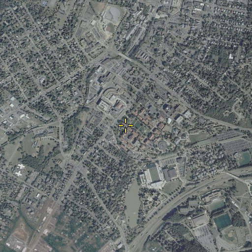 Aerial/Satellite Image of Wampler Hall, VA