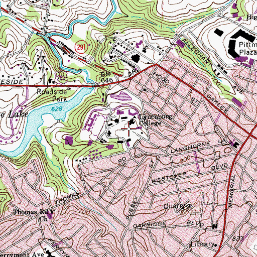 Topographic Map of Friendship Circle, VA