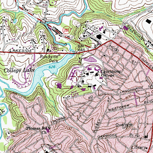 Topographic Map of Shellenberger Field, VA