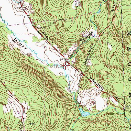 Topographic Map of Rockadundee Brook, CT