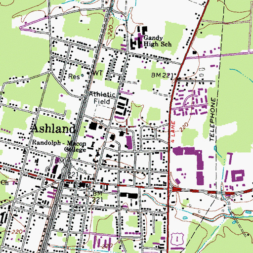 Topographic Map of Pannill House, VA