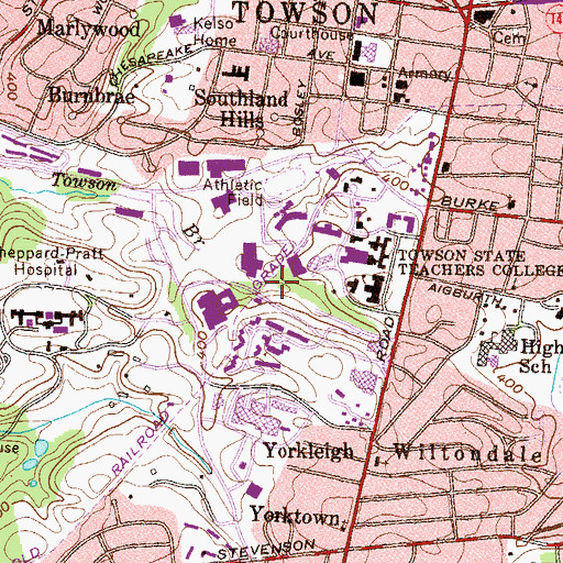 Topographic Map of Glen Complex, MD