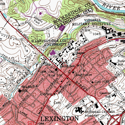 Topographic Map of Early - Fielding University Center, VA