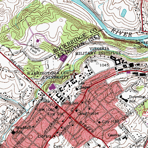 Topographic Map of Science Addition, VA