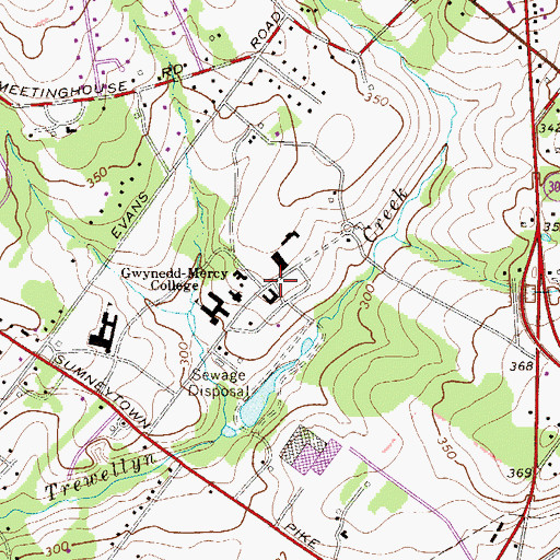 Topographic Map of The Griffin Complex, PA