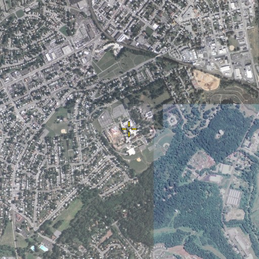 Aerial/Satellite Image of Franco Library, PA