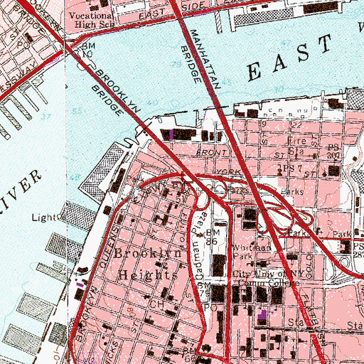 Topographic Map of Brooklyn Children's Aid Society Orphanage (historical), NY