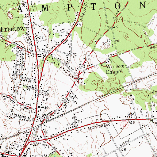 Topographic Map of Lily Hill Cemetery, NY