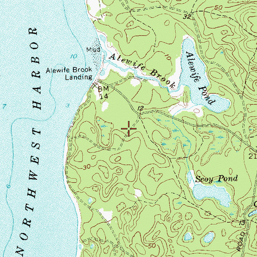 Topographic Map of Grace Estate, NY