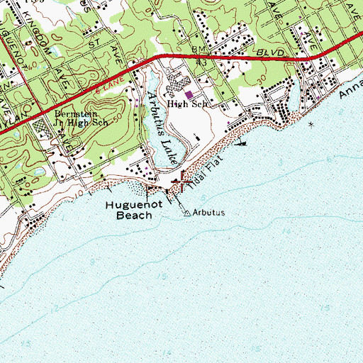 Topographic Map of Saint Irenes Hall Orphanage (historical), NY