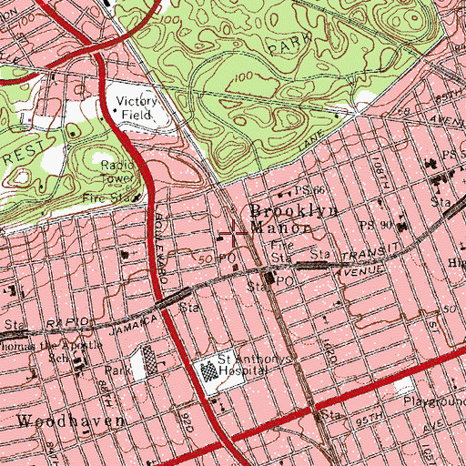 Topographic Map of Wyckoff Snediker Family Cemetery, NY