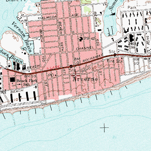 Topographic Map of Congregation Derech Emunah (historical), NY
