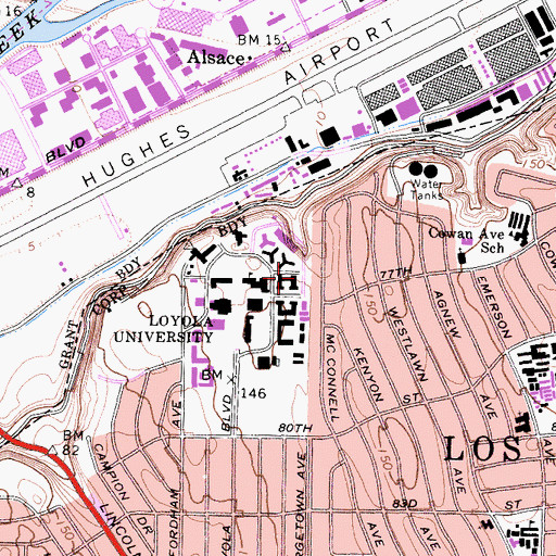 Topographic Map of Daum Hall, CA