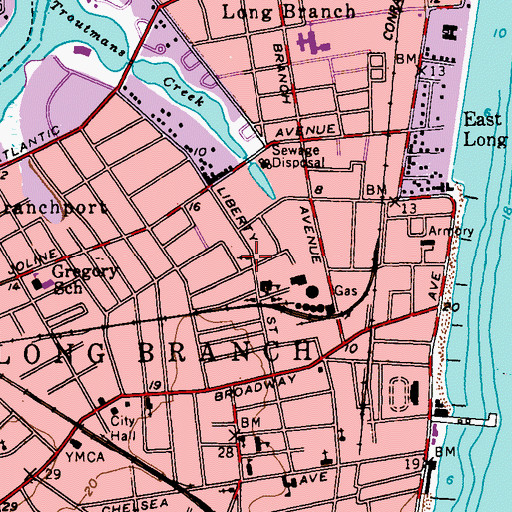 Topographic Map of Holy Temple Church of God, NJ