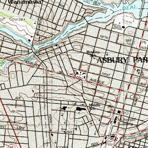 Topographic Map of Light of the World Apostolic Church, NJ
