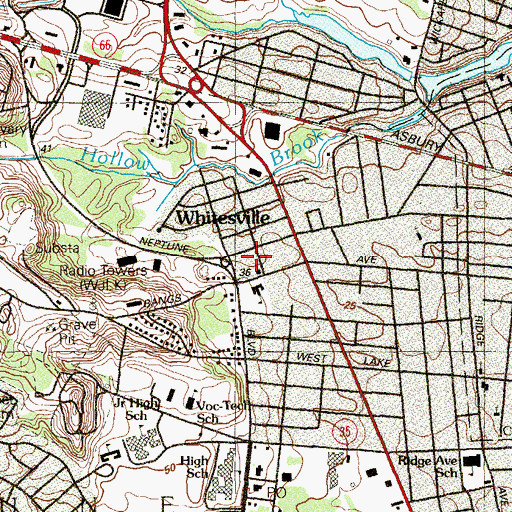 Topographic Map of Good Samaritan Church, NJ