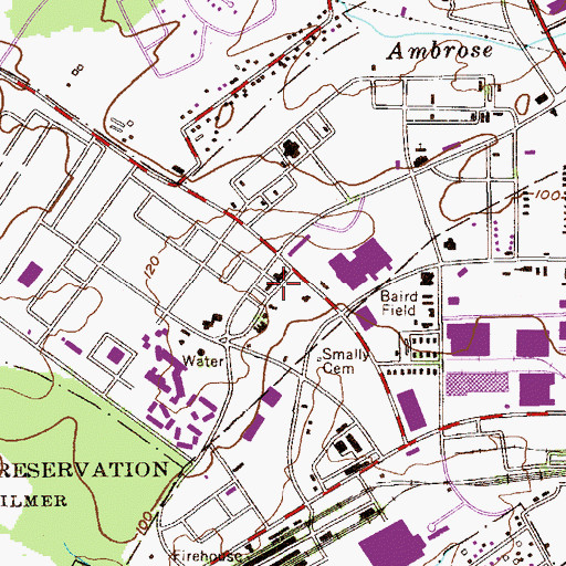 Topographic Map of Office of Print and Electronic Communications, NJ