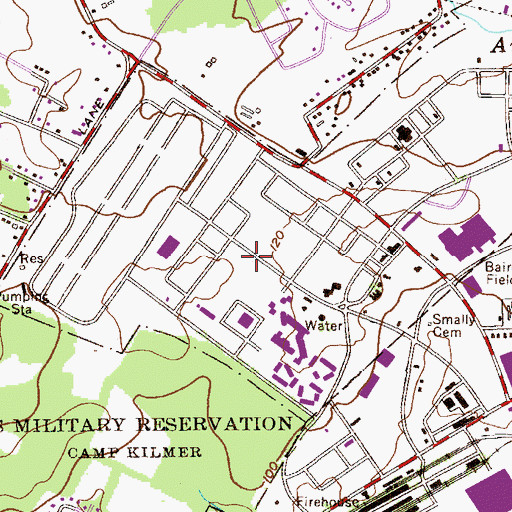 Topographic Map of Rutgers University Press, NJ