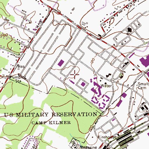 Topographic Map of Janice H Levin Building, NJ