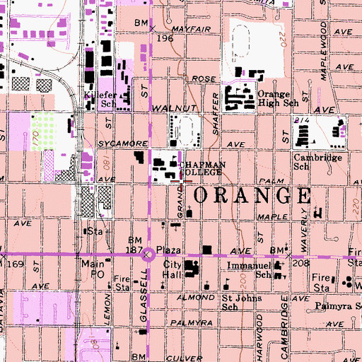 Topographic Map of Moulton Center, CA
