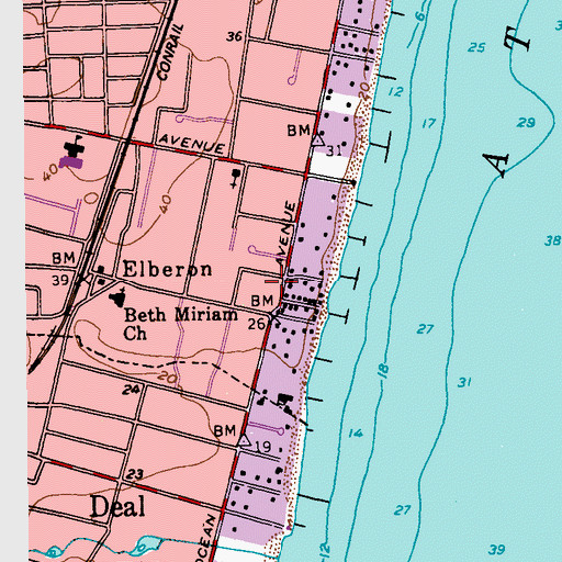 Topographic Map of Saint Stepanos Armenian Church, NJ