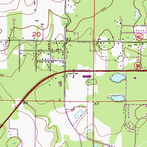 Topographic Map of Grace Tabernacle Independent Baptist Church, FL