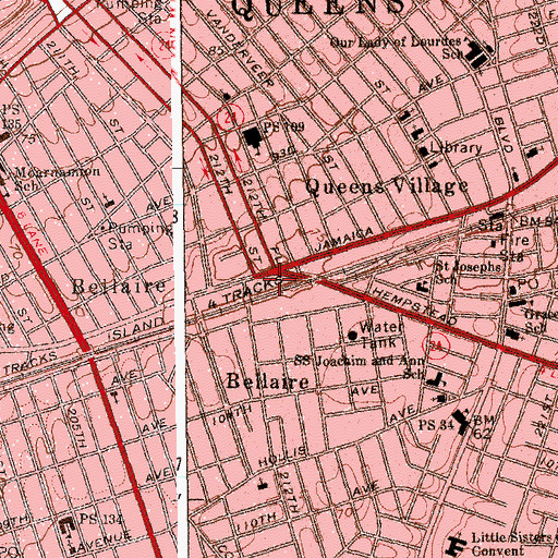 Topographic Map of Living Faith Church Worldwide, NY