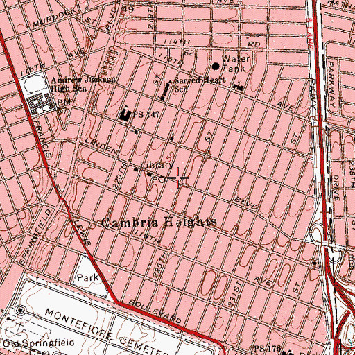 Topographic Map of Praise And Worship Outreach, NY