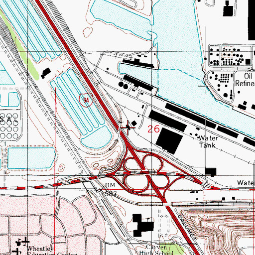 Topographic Map of Chicago Engine Company 80, IL
