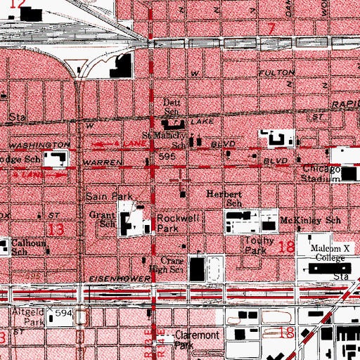 Topographic Map of Chicago Engine Company 26, IL