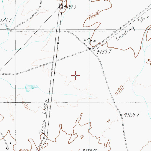 Topographic Map of Tank Number Thirteen, AZ