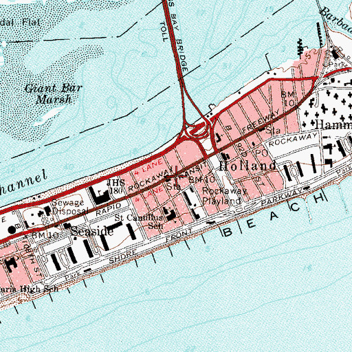 Topographic Map of Holland Station, NY
